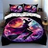 Witch moon silhouette. Bedding Duvet cover sets Duvet covers Pillowcases gifts (1 * Duvet Cover 2 * Pillowcases, without duvet insert)