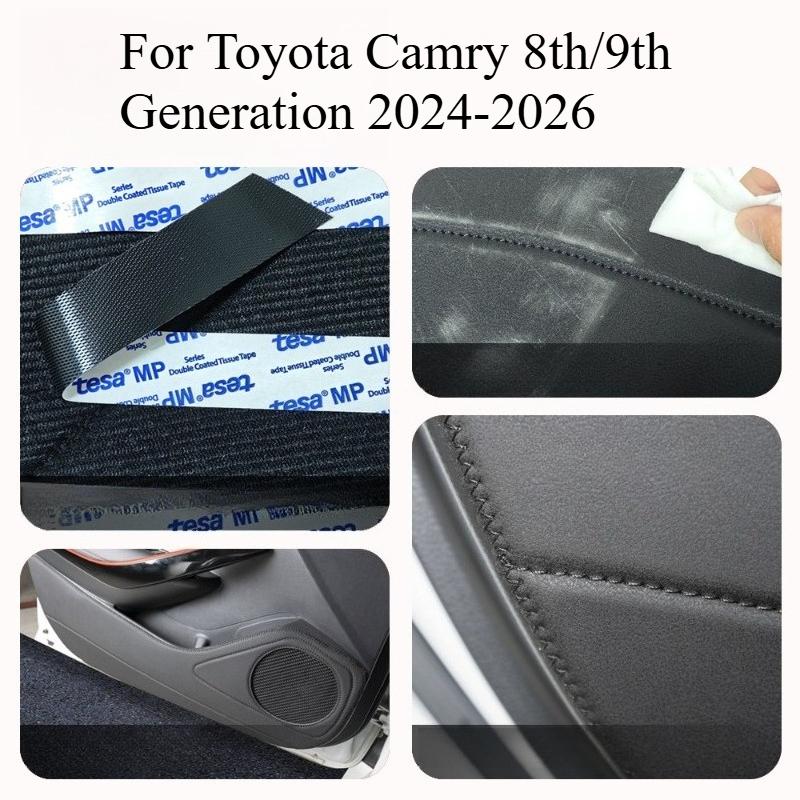 For Toyota Camry 8th/9th Generation 2024-2026 Door Kick Pad Door Panel Protection Automobiles Interior Accessories Protective