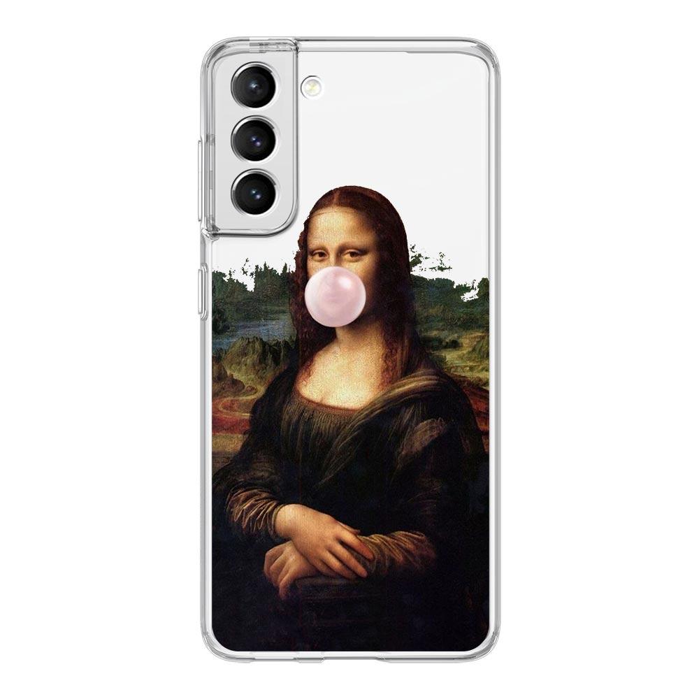 Чехол для телефона Samsung Galaxy S24 Ultra S23 FE S22 S20 S21 5G S10 S9 Plus S10E S8 Мягкий Прозрачный Арт Эстетика Давид Мона Лиза Чехол