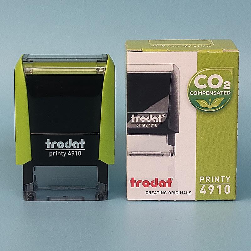 Trodat Austria Self-Inking 4910 Unengraved Square Text Stamp