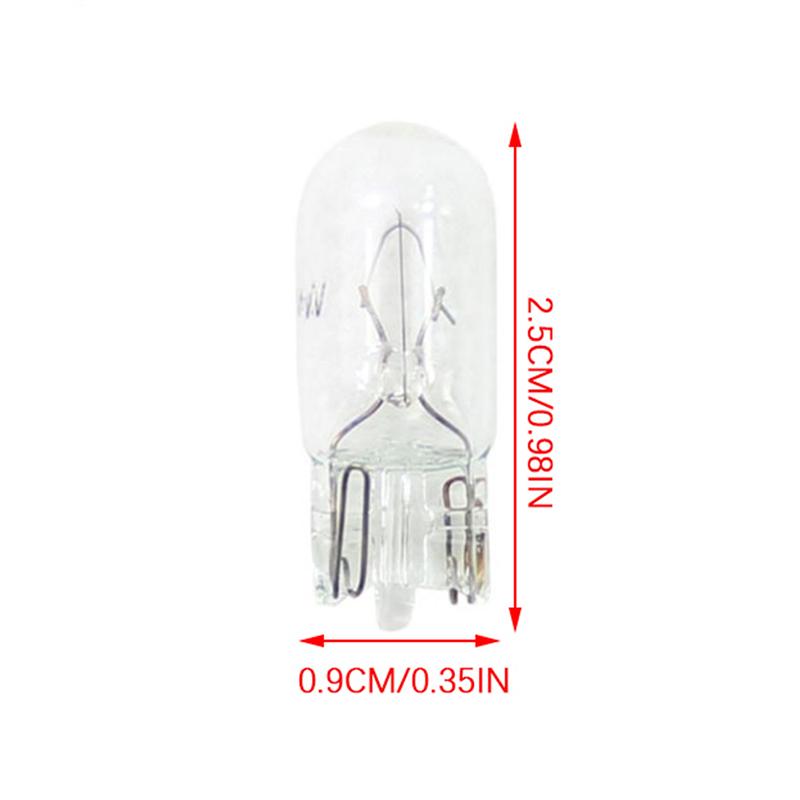 10 шт. автомобильные галогенные лампы T10 W5W 12 В, автомобильные лампы, лампы для чтения, габаритные огни