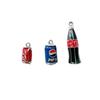 Ручная работа, сплав, капающее масло, кулон-шарм в виде банки Coca-Cola для браслетов и ожерелий