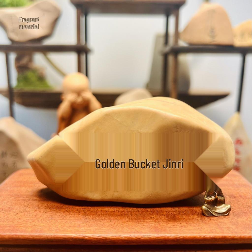 Natural Gobi Stone Carving Desktop Ornament & Flower Pot for Bonsai, Landscaping, Fish Tank, & Handicraft Decoration