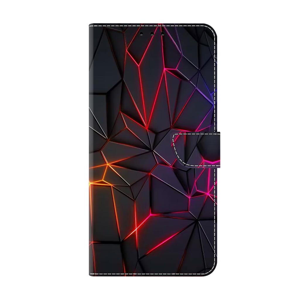 Чехол для телефона Samsung Galaxy A55 A35 A34 A33 A32 A31 A16 3D Милый Расписной Магнитный Кожаный Флип-держатель Кошелек Чехлы для Мобильного Телефона