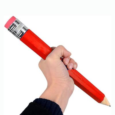 Игрушки для детей, школьные канцелярские товары, огромный карандаш с колпачком и ластиком, гигантский карандаш, деревянный Jumbo-карандаш