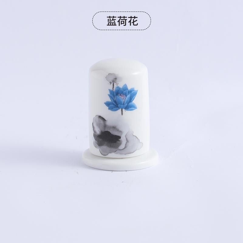 Bone China Toothpick Box Phnom Penh Toothpick Jar Toothpick Holder Chinese Toothpick Dispenser Secret Stash Tooth Pick Holder