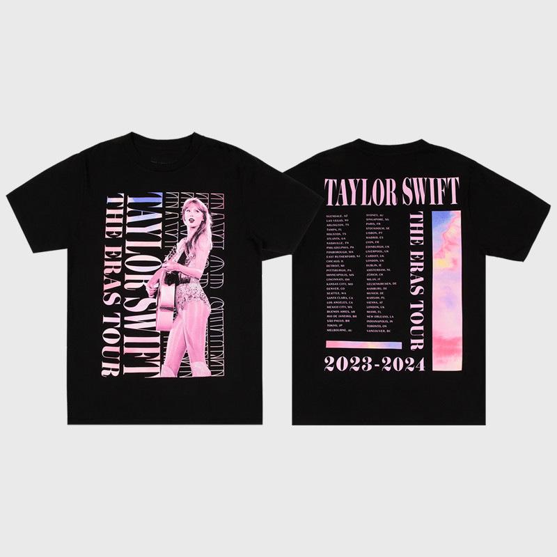 Новая европейская и американская уличная модная марка футболка с принтом taylor swift готическая уличная звезда футболка повседневная футболка