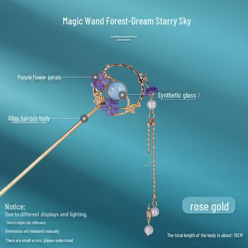 Элегантная летняя заколка-кисточка: Аксессуар для волос в старинном стиле ханьфу и чонсам для женщин