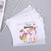 Transparent Cartoon Cute Pencil Case for Kids - Creative Stationery Storage Bag