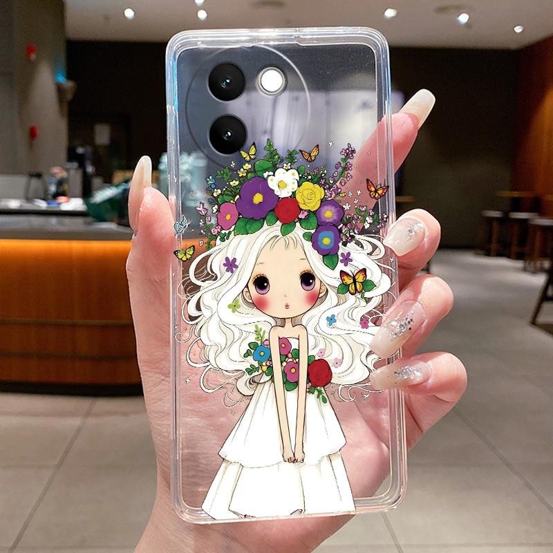 Casing For Vivo V30e 5G Aesthetic Luxury Cute Cool Boys Girls Transparent Soft Silicone Back Cover For VivoV30e V30 e Phone Case