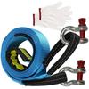 Kakete Universal Tow Rope Set, Car Tow Rope, Towing Rope, High Strength, Night Reflection,