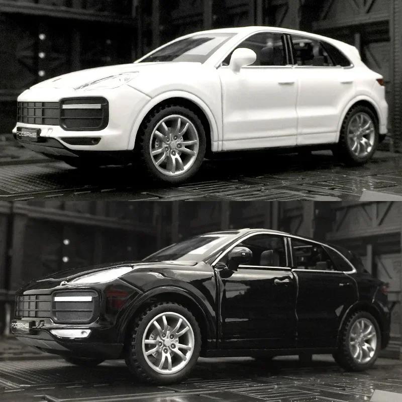 Литье под давлением 1:32 модели Porsche Cayenne Turbo из сплава, металлические машинки, миниатюры, подарки для детей, коллекционные, для мальчиков, Hottoys