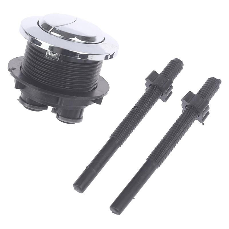 1Pc Dual Flush Toilet Tank Button Round Shape Toilet Push Dual Flush Buttons