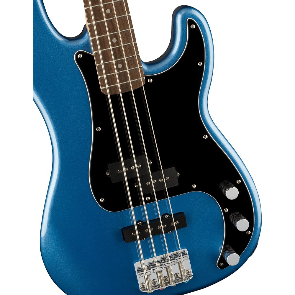 Squier by Fender Серия Affinity Precision Bass PJ Цвет Lake Placid Blue Накладка из лаврового дерева с мягким чехлом