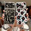 Кожаный чехол-шнурок с цветочным узором для iPhone 18 Pro Max 17 16 15 14 13 Pro Max, Роскошный гибридный чехол из TPU+PU, Противоскользящий, Мягкий чехол для телефона