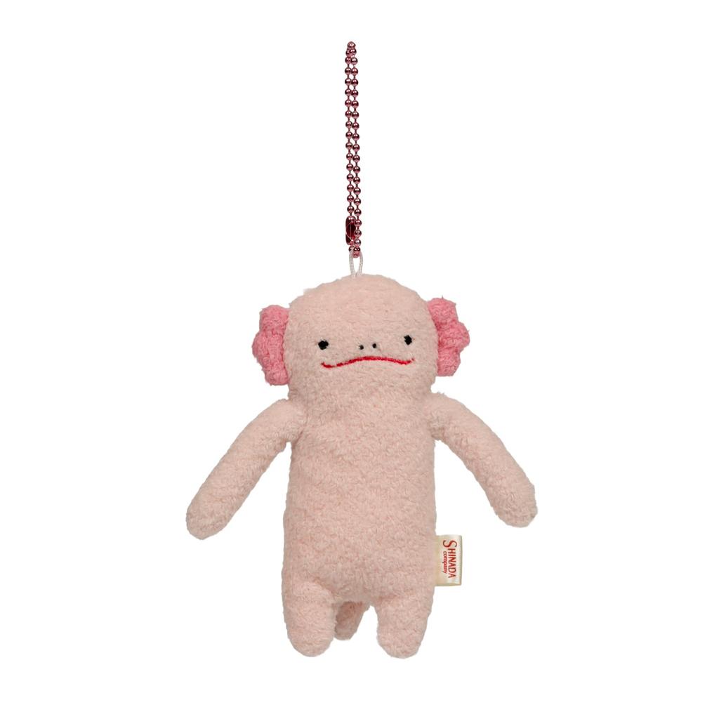 Shinada Fumofumo-san Rupa Plush Toy Mascot with Ball Chain - Axolotl (11cm)