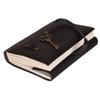 Leather Diary - Antique Handmade Leather Bound Notepad for Men and Women Unlined Paper, Travel Diary and Notebooks -7 X 5 Inches - (Black)