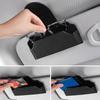 AABKW1 Car Glasses Holder Clip Accesorios Decoration Sun Glasses Storage For Porsche 918 911 718 Taycan Panamera Cayenne Boxster Cayman