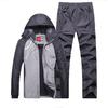 Winter Tracksuits Men Set Thicken Fleece Hoodies +Pants Suit Warm Casual Men 'S Sportswear Coats