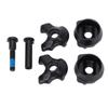 Aluminum Alloy Bicycle Seat Post Clamp Black Seat Post Tube Clip Cycling Accessories