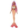 barbie Mermaid Pink Doll House Pretend Play Barbie Doll Ages 3 and Up Pink HRR05 Dress-up