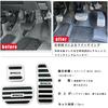 BOYOUS Набор алюминиевых педалей для Suzuki Spacia Spacia Base Spacia Gear Spacia Custom MK53S MK54S MK94S MK33V Установка Накладки на педали тормоза и акселератора (Серебряный) -