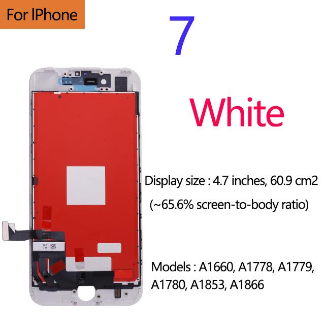 AAA+++ OEM ЖК-экран для iPhone 5 5s 5c 6s 7 8 Plus ЖК-экран с сенсорным экраном в сборе Дигитайзер для iPhone 6 6s Plus 7 8 Дисплей