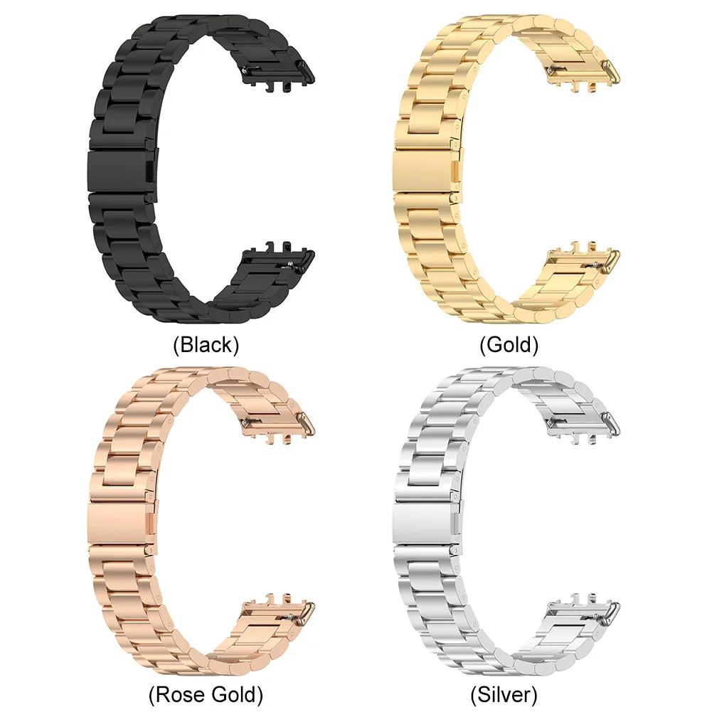 Ремешок из нержавеющей стали, регулируемые ремешки, быстросъемные ремешки, ремешки-браслеты для Samsung Galaxy Fit 3 SM-R390