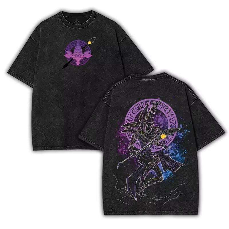 Men Women T-shirts Short Sleeve Washed T Shirt Vintage Retro Graphic Tee Oversized Streetwear Casual Harajuku Fashion Summer Unisex Loose Top
