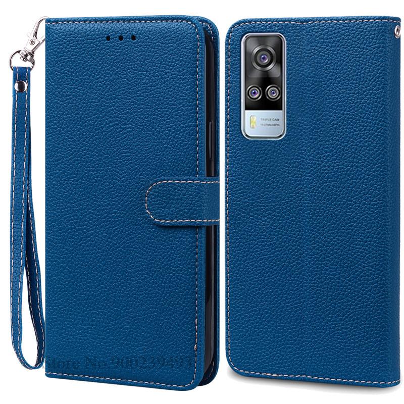 Для Vivo Y31 2021 Чехол V2036 Чехол-книжка с кошельком Для Vivo Y51 Y51A V2030 Y 51 31 Чехол VivoY31 Для Vivo Y33 Y53S 4G Мягкая обложка Funda