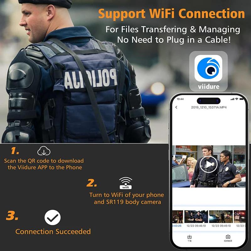 1080P HD WIFI Цифровой Видео Портативный Мини Портативный Ручной Рекордер для Правоохранительных Органов Вращающийся на 270° Объектив Камера для Занятий Спортом на Открытом Воздухе