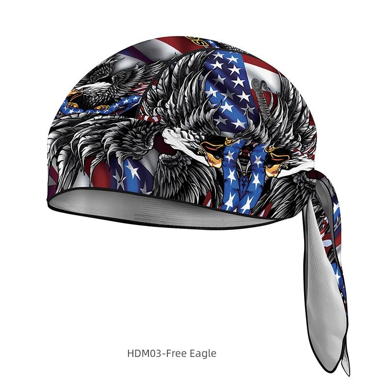 Cycling Hat Men's Bicycle Harley Wind Retro Road Motorcycle Quick-Drying Sweat Absorbent Helmet Lining Headscarf Outdoor