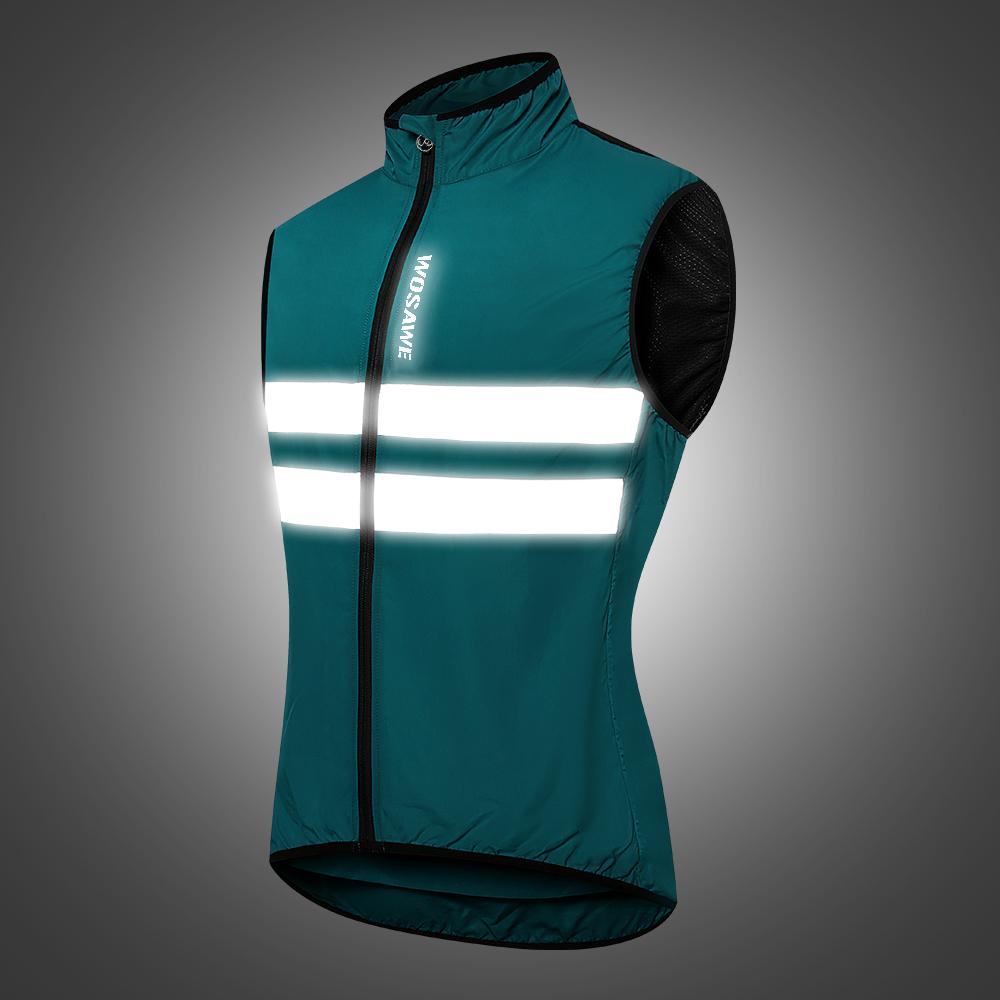 Велосипедный жилет WOSAWE MTB Велосипедная спортивная ветрозащитная куртка без рукавов для велосипеда