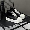 Fashion Street Style Ankle Boots for Men Genuine Leather High Top Shoes Fashion Brand Motorcycle Boots Thick Bottom  Male Walking Shoes