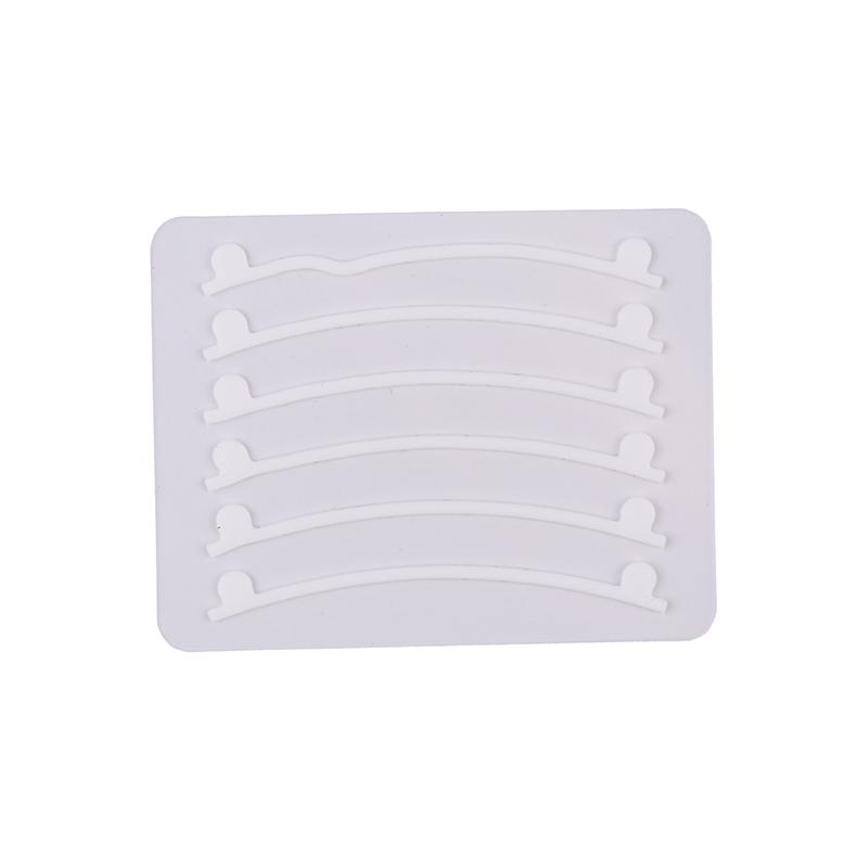 6 шт. Силиконовые полоски для ламинирования ресниц Многоразовые подушечки для завивки ресниц Лента для перманентной завивки Принадлежности для наращивания ресниц Инструмент для макияжа