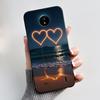 Для Nokia C10/Nokia C20 Черный Чехол Для Nokia C20 Plus Ударопрочный Задняя Крышка Красивый Завораживающий Рисунок Луны и Моря
