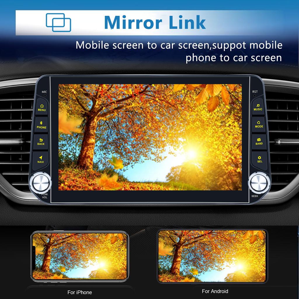 10.1 Inch Android 4-core / 8-core Car Radio Multimedia Player Double Knob Gps Navigation