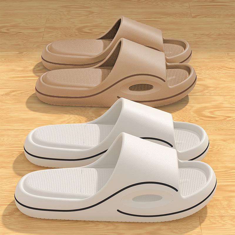 Летние женские и мужские домашние тапочки Eva с толстой подошвой, нескользящие, для улицы, комфорт без запаха