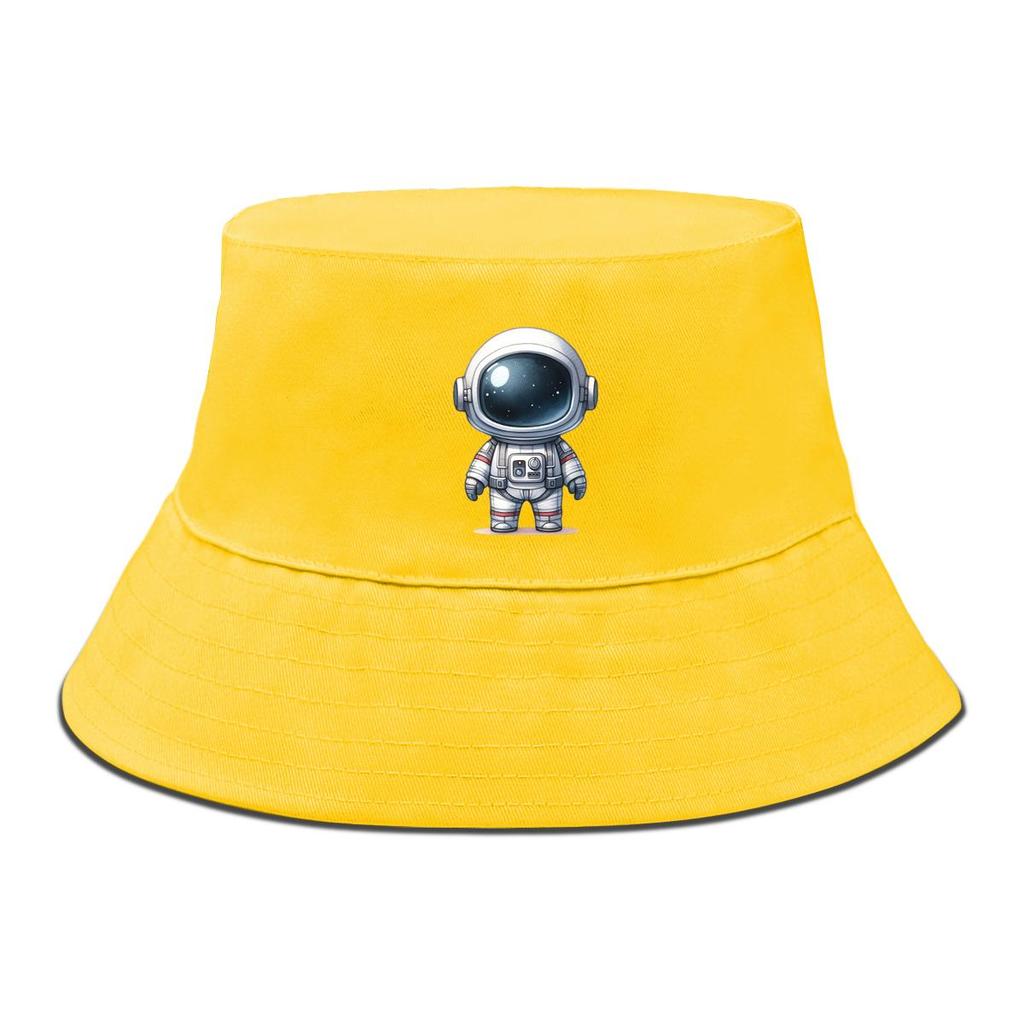 Панама с принтом «Маленький астронавт», Мужская шляпа с широкими полями, Простая, Двусторонняя, Пляжная кепка