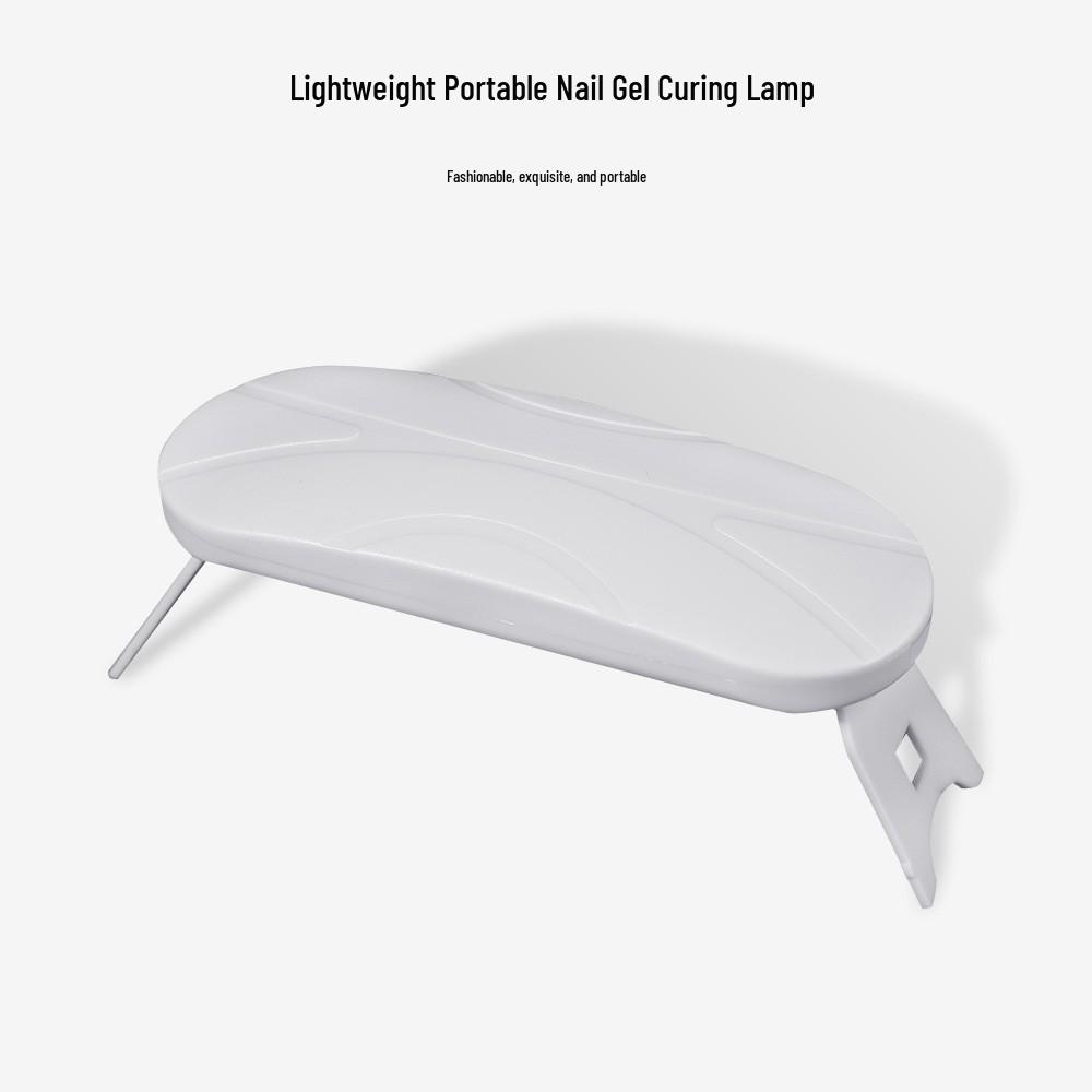 Миниатюрная портативная УФ-лампа для ногтей: Складная полимеризационная лампа для быстрой сушки ногтей с ультрафиолетовым облучением