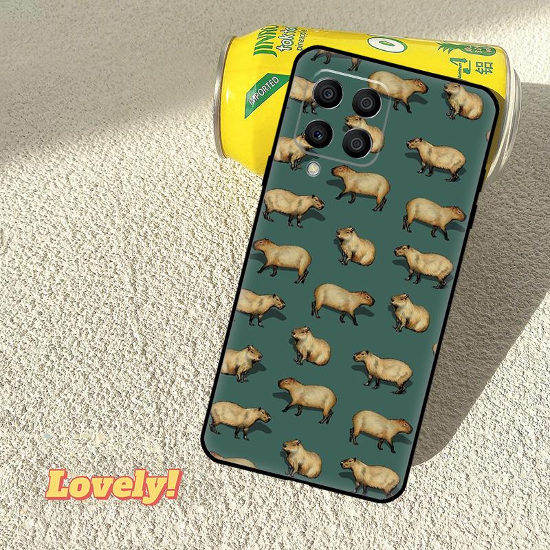 Capybara Animal Case For Samsung Galaxy M31 M56 M13 M33 M53 M15 M35 M55 M06 M16 M36 M12 M32 M52 M14 M34 M54