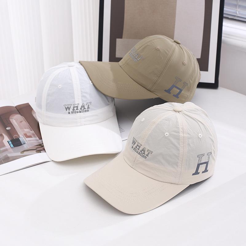 Летняя шляпа Женская Новый стиль Шляпа с удлиненным козырьком Быстросохнущая бейсболка Мужская Универсальная бейсболка Повседневная для улицы Защита от солнца