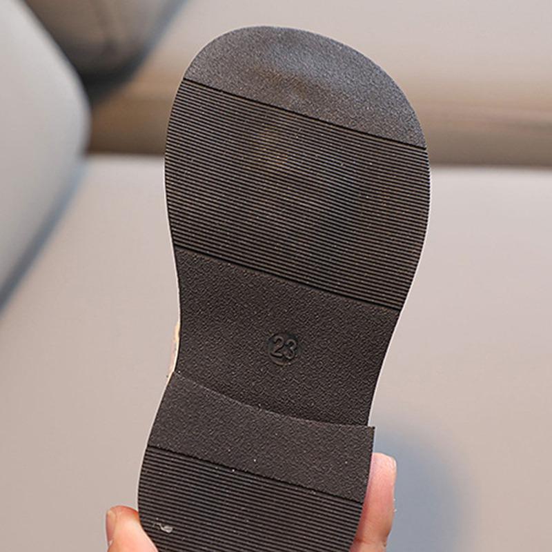 Children Girls School Retro Leather Shoes Autumn Spring British Style Kids Girl Shoe Soft Comfortable Sock Shoes