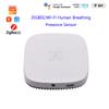 Tuya Smart Статический беспилотный активный датчик движения ZIGBEE/Wl-FI Датчик присутствия дыхания человека Alam Push Radar