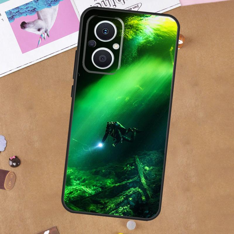 Scuba Diving For OPPO Reno 12 13 14 11 10 Pro 14F 13F 12F 11F 7 8 Lite 8T OPPO Find X9 X5 X6 X8 Pro Case