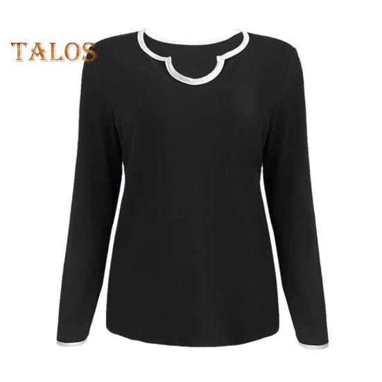 2 шт./комплект женский топ брюки комплект V-образный вырез длинный рукав толстовка эластичный пояс широкие спортивные штаны спортивный наряд осенний повседневный спортивный костюм