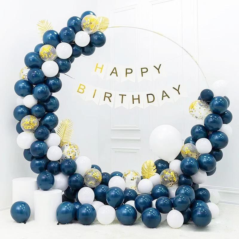 Пакет с аркой и воздушными шарами Свадебное украшение Свадебные воздушные шары День рождения Сцена Аранжировка Принадлежности Пакет с аранжировкой на Новый год