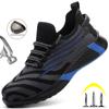 Work Safety Shoes Men Women Work Sneakers Breathable Indestructible Work Shoes Men Puncture-Proof Steel Toe Safety Work Boots