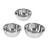 3 шт. 26 см 28 см 30 см набор мисок для смешивания нержавеющая сталь утолщенная суповая миска многофункциональная кухонная миска