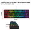 V700 игровая клавиатура с цветной подсветкой механическая 61 клавиша портативная проводная офисная клавиатура ультра тихая клавиатура для ноутбука ПК